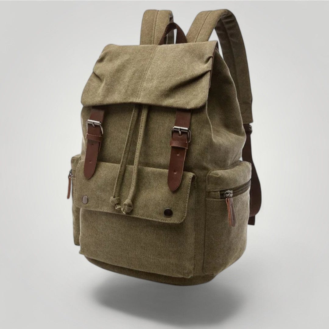 Sac à dos femme pour ordinateur portable vintage Vert