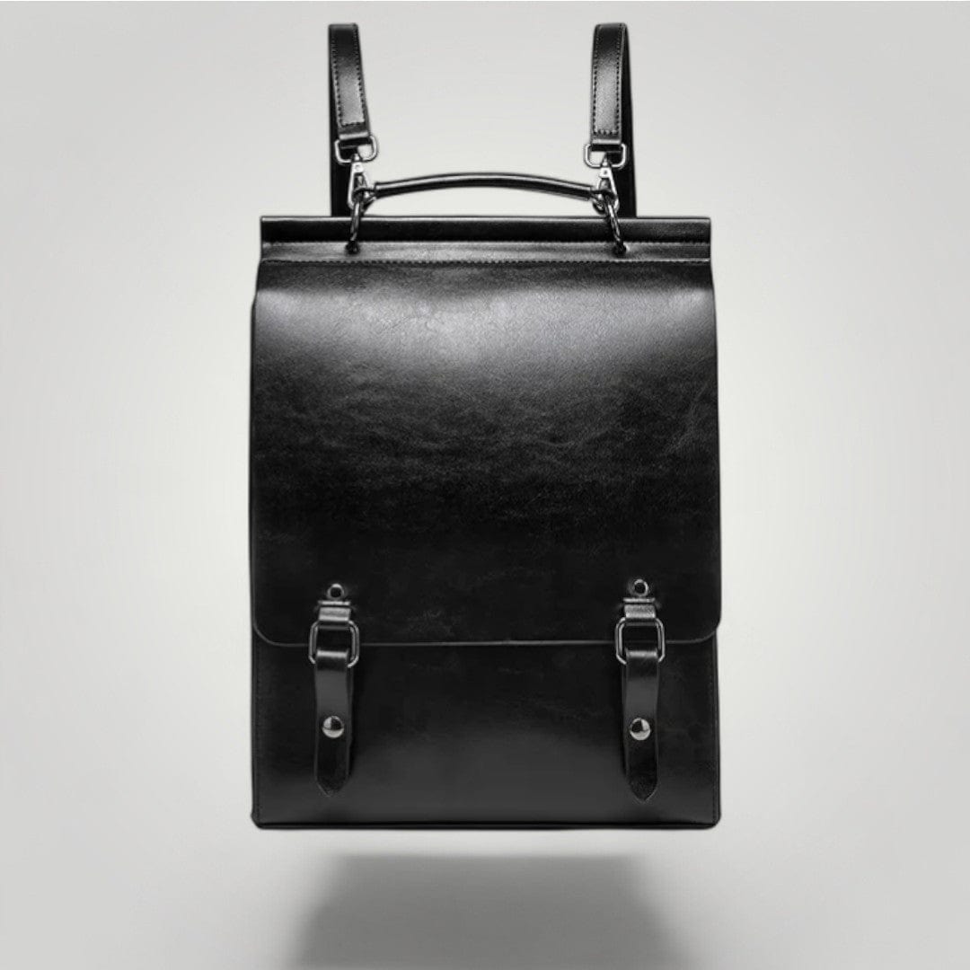 Sac à Dos Ordinateur Femme Cuir Noir