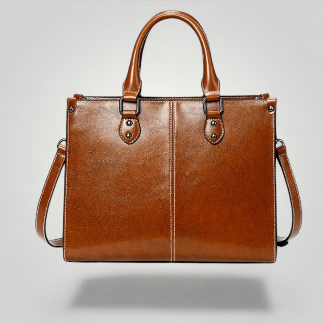 Sac à Main Ordinateur pour Femme en Cuir