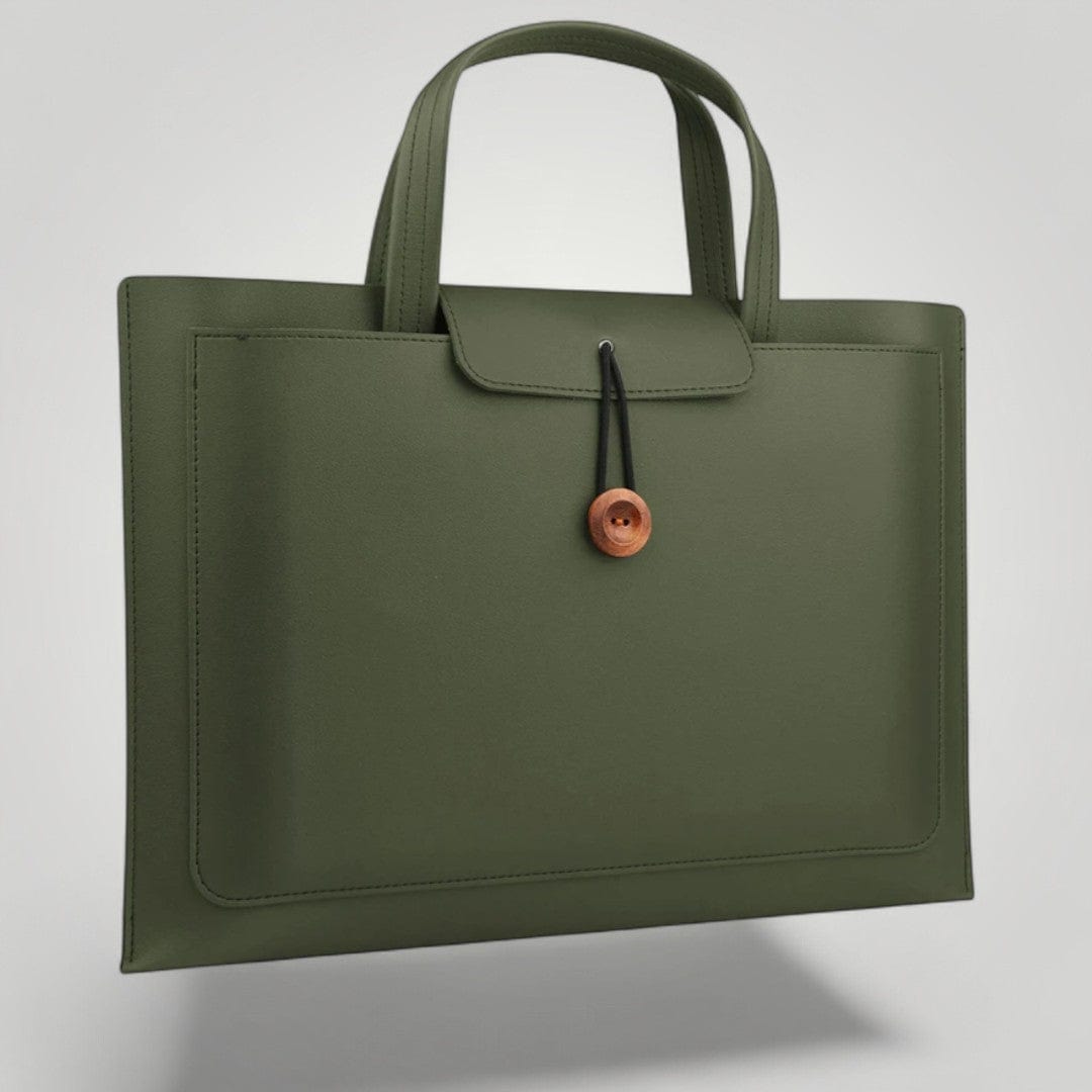 Sacoche Ordinateur Femme Chic | 15.6 pouces Vert / 15.6"