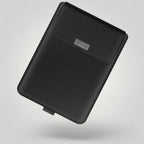 Pochette Ordinateur Cuir Femme | 15 pouces Noir / 15"