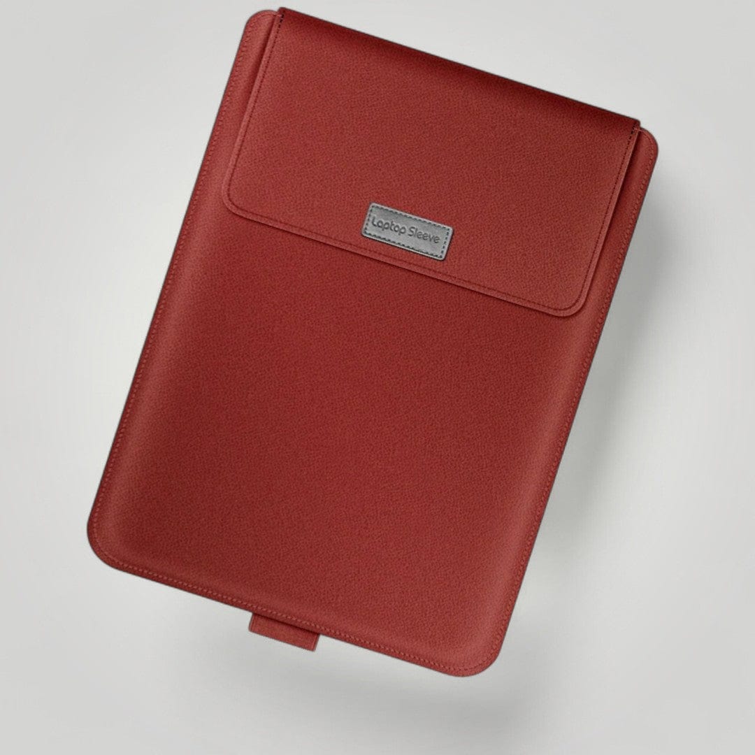 Pochette Ordinateur Cuir Femme | 15 pouces Rouge / 15"