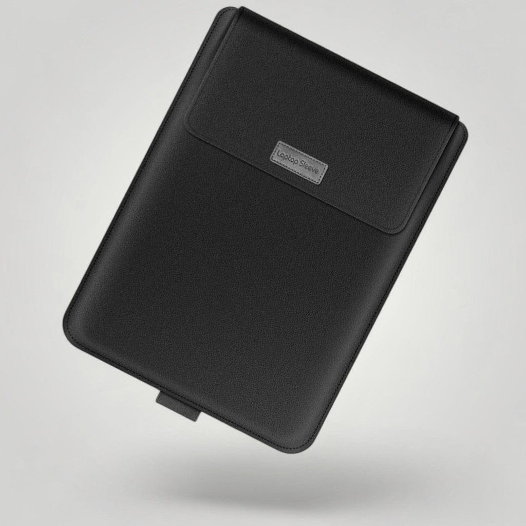 Pochette Ordinateur Cuir Femme | 17 pouces Noir / 16-17"