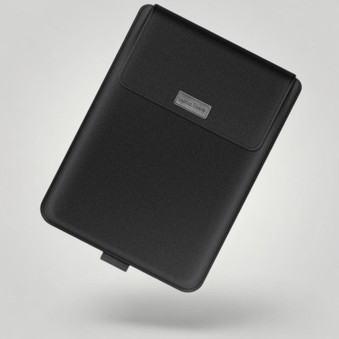 Pochette Ordinateur Cuir Femme | 17 pouces Noir / 16-17"