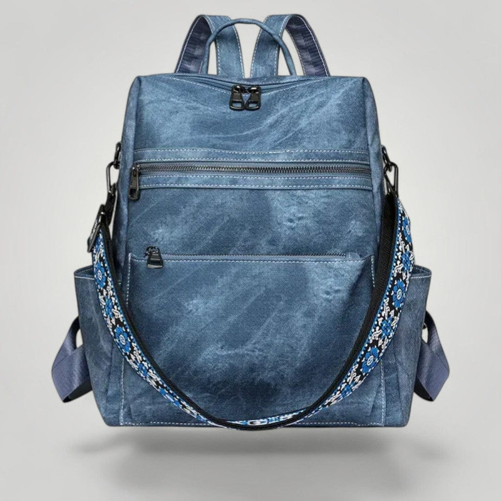 Sac à Dos d'Ordinateur 12 pouces pour Femme Bleu / 12"