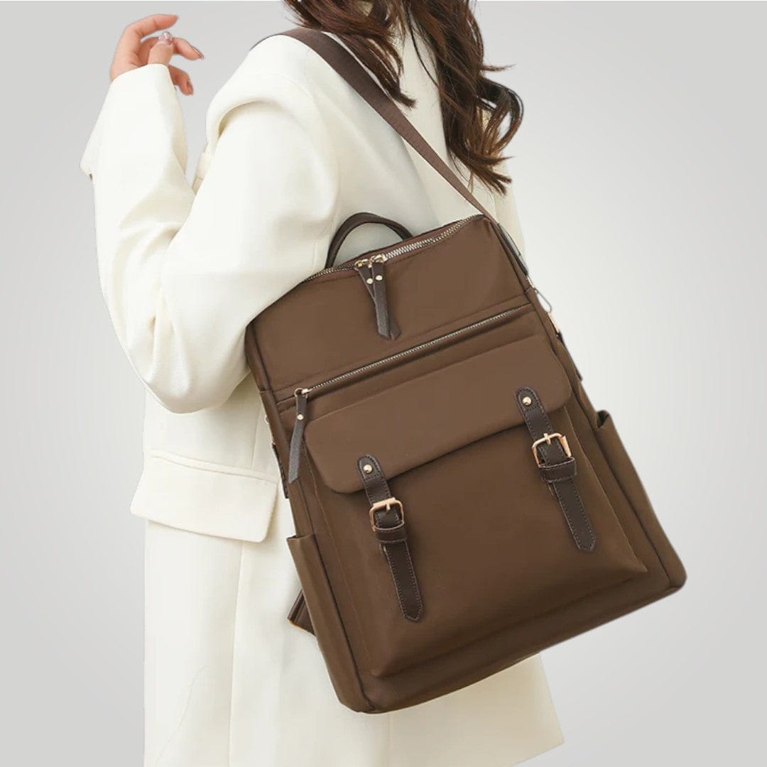 Sac à dos femme pour ordinateur portable en nylon