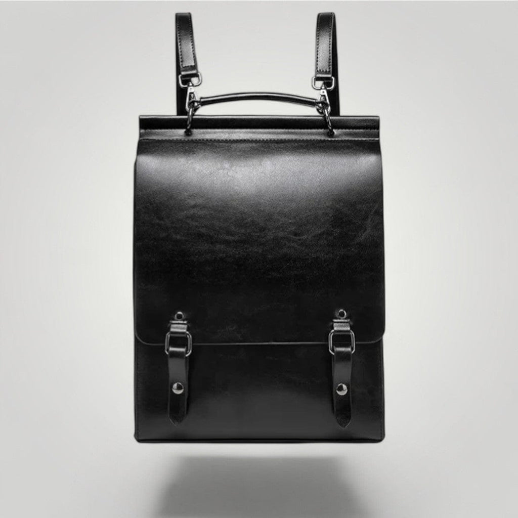 Sac à Dos Ordinateur Femme Cuir Noir