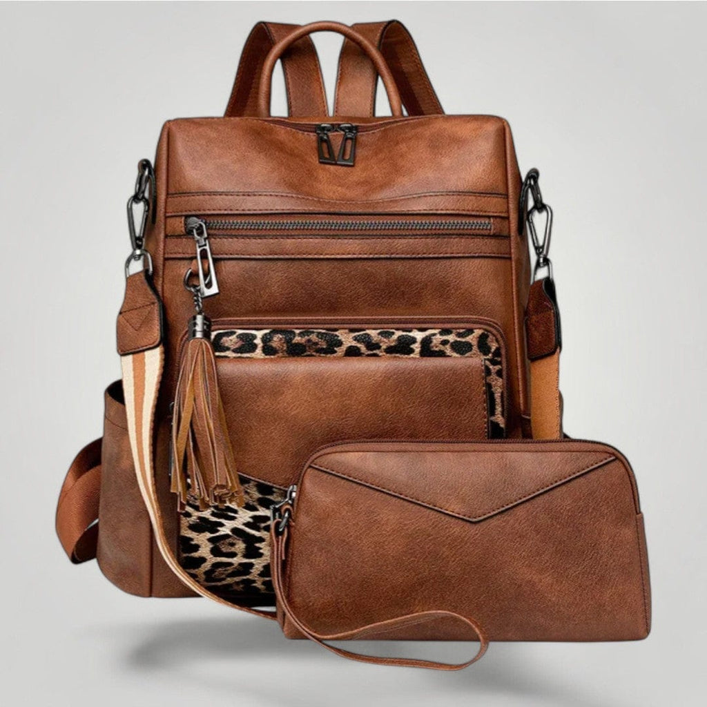 Sac à Dos Ordinateur Femme Luxe Léopard