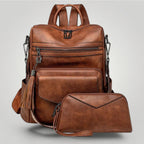 Sac à Dos Ordinateur Femme Luxe Marron