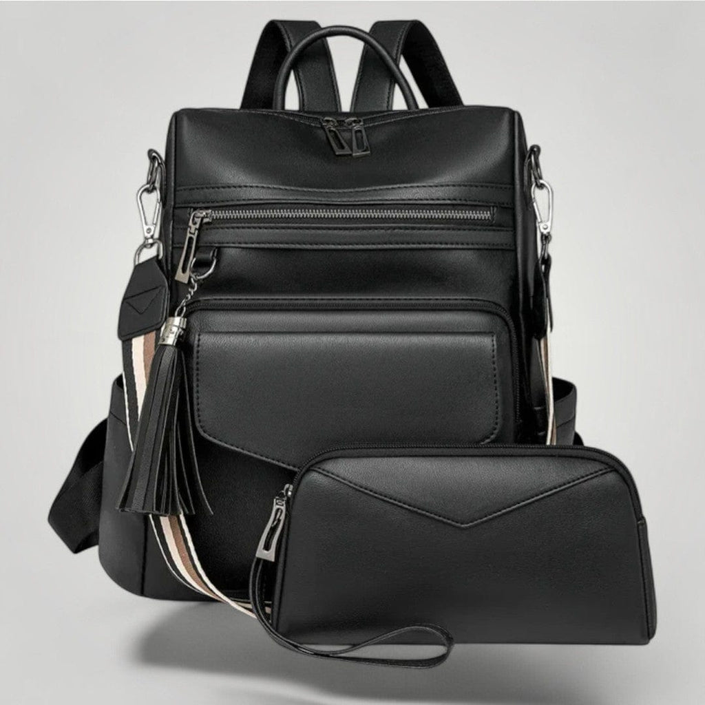 Sac à Dos Ordinateur Femme Luxe Noir