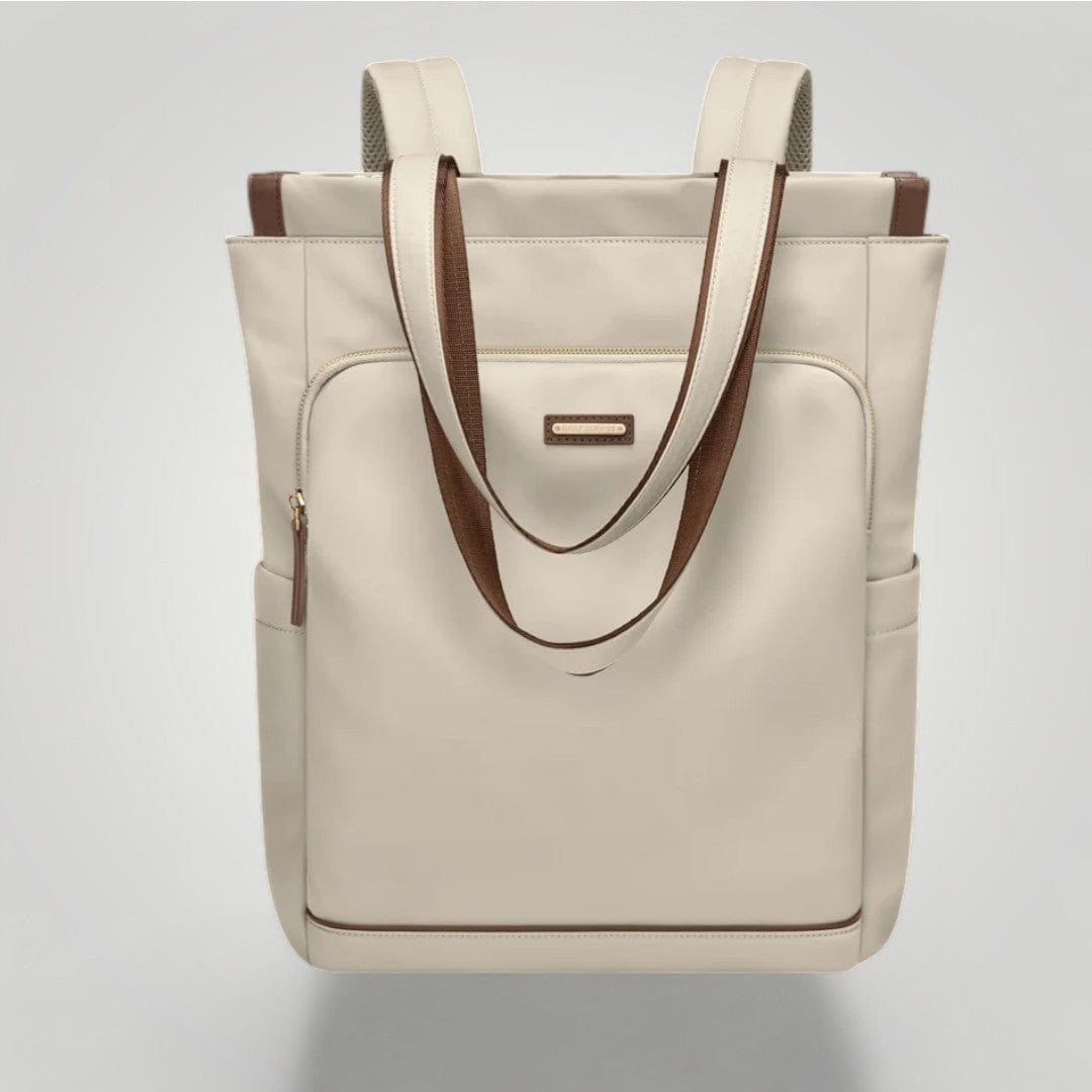 Sac à Dos Ordinateur Femme Tendance Crème