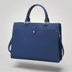 Sac à Main Cuir Ordinateur Femme Bleu