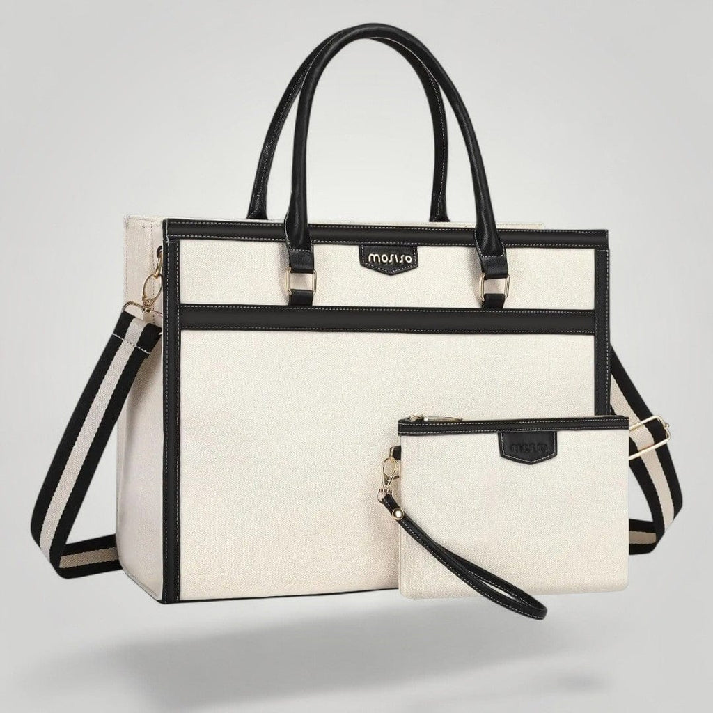 Sac à Main Ordinateur 16 pouces Pour Femme Blanc / 16"