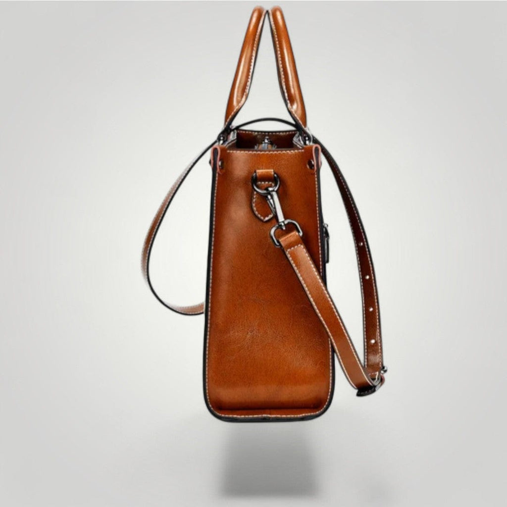 Sac à Main Ordinateur pour Femme en Cuir