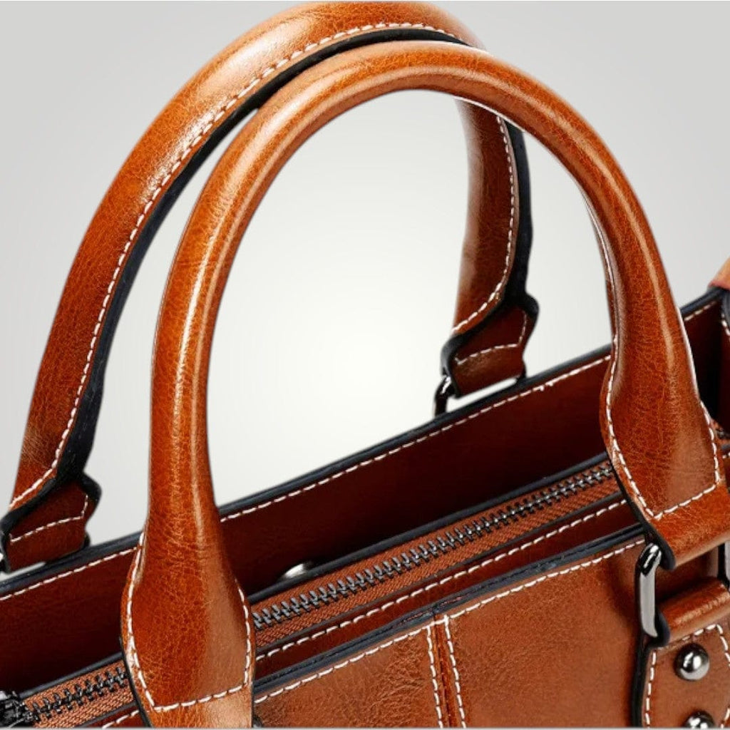 Sac à Main Ordinateur pour Femme en Cuir