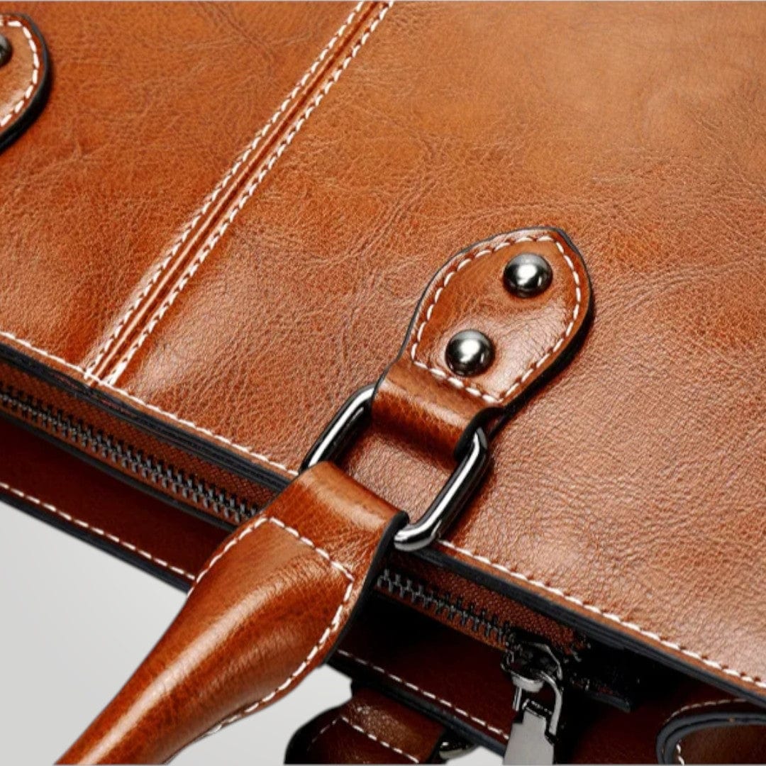 Sac à Main Ordinateur pour Femme en Cuir