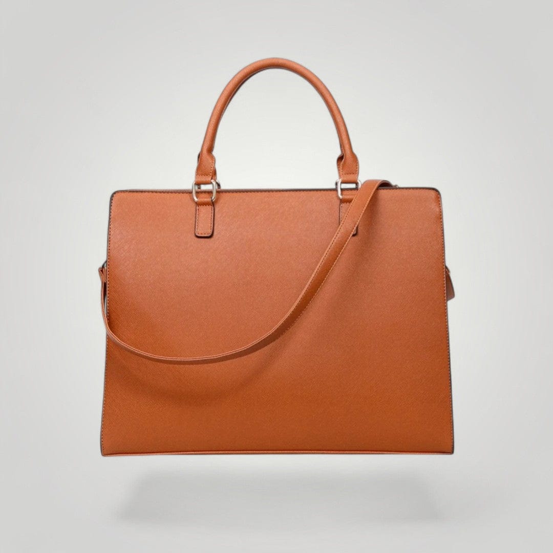 Sac à Ordinateur Portable Femme Marron Marron Clair