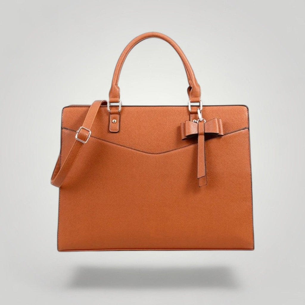 Sac à Ordinateur Portable Femme Marron Marron Clair