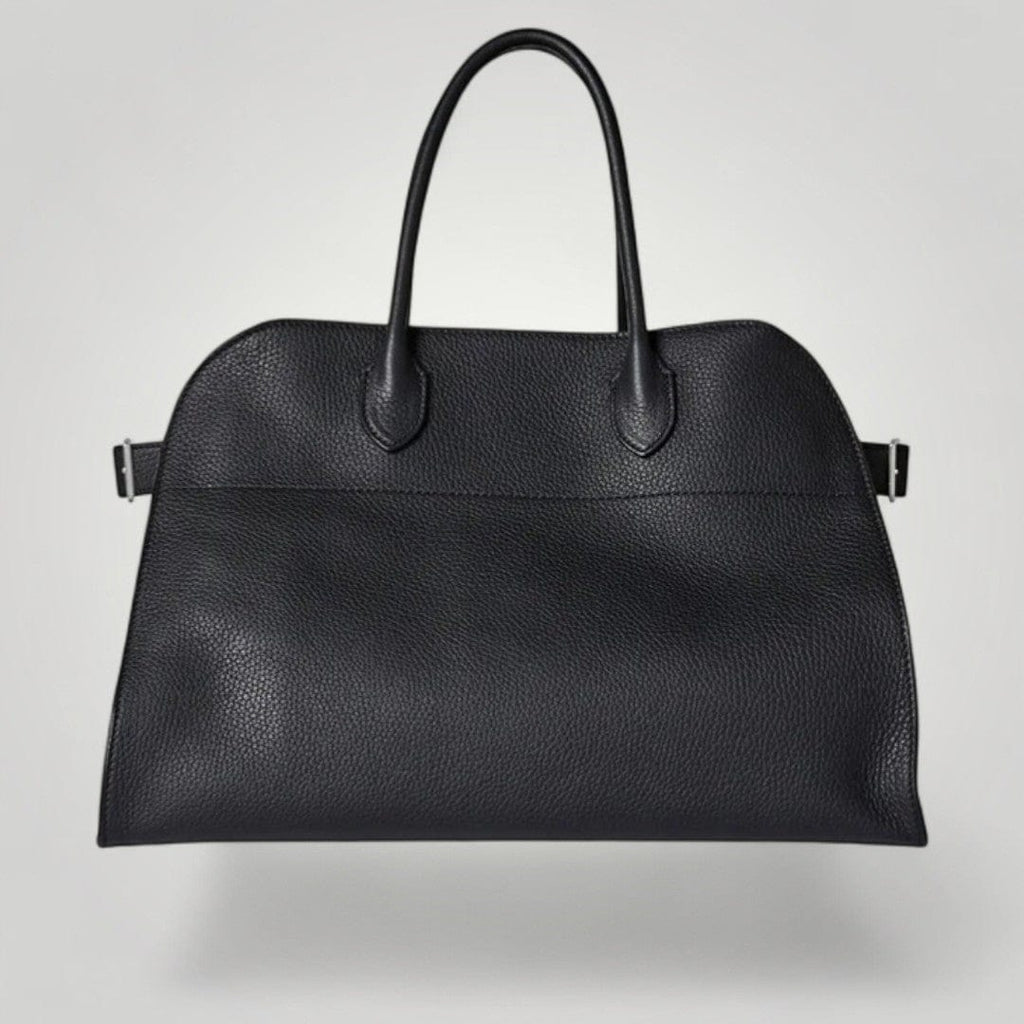 Sac Business Femme Ordinateur en Cuir Végan Noir