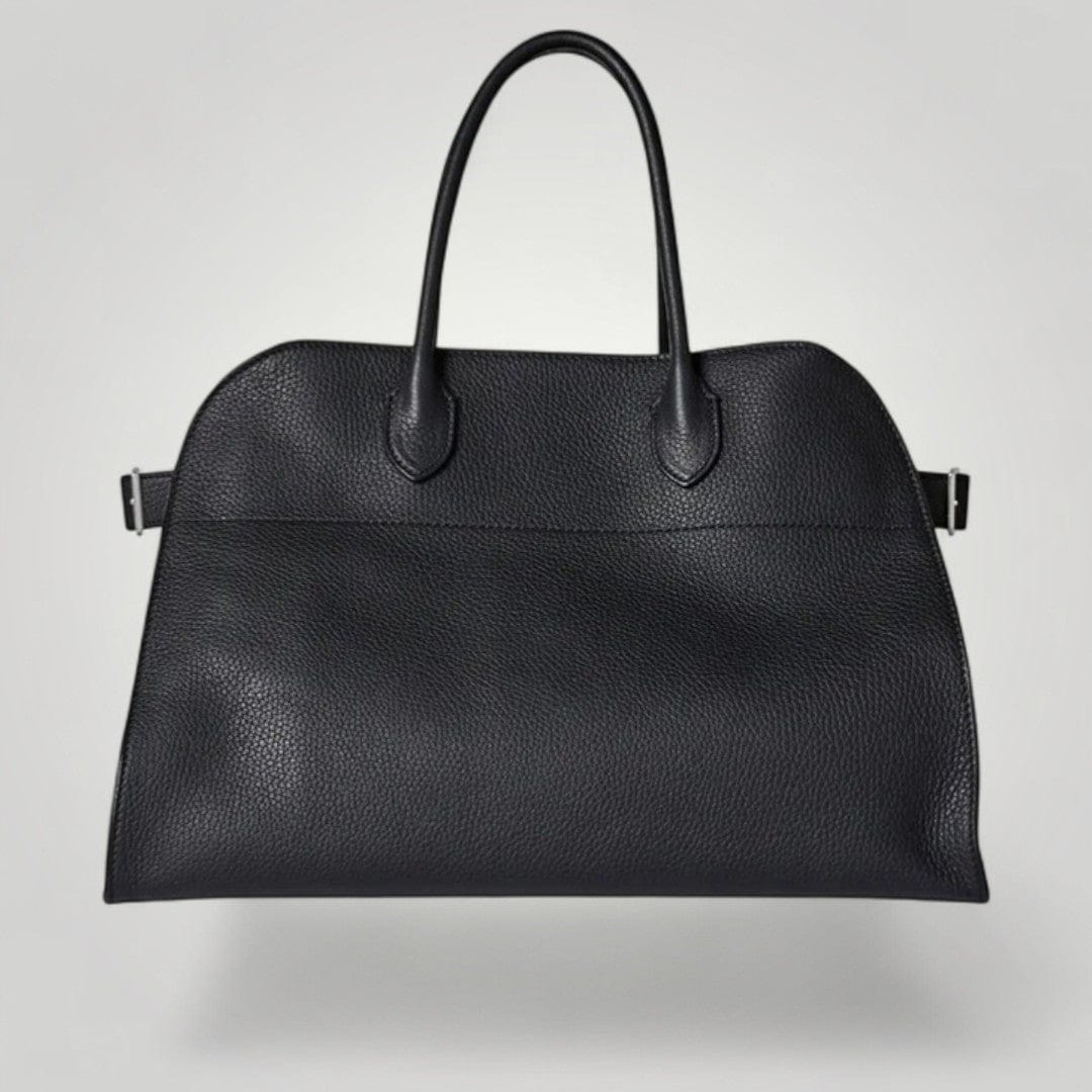 Sac Business Femme Ordinateur en Cuir Végan Noir