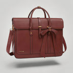 Sac Ordinateur 14 pouces pour Femme en Cuir Marron / 14"