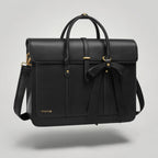 Sac Ordinateur 14 pouces pour Femme en Cuir Noir / 14"