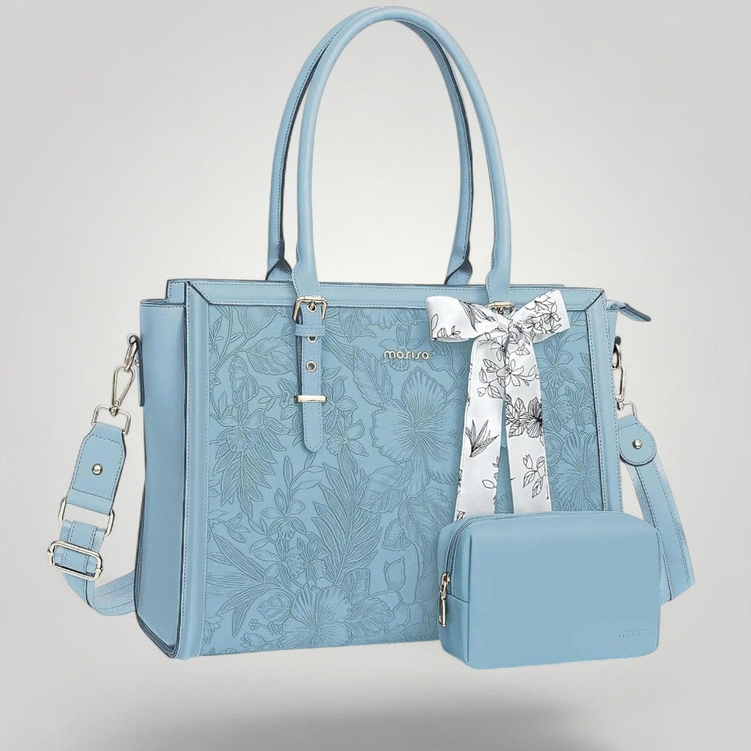 Sac Ordinateur Chic 15 pouces pour Femme Bleu Claire / 15"