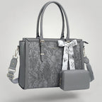  Sac Ordinateur Chic 17 pouces pour Femme Gris / 17"