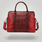 Sac Ordinateur Femme Élégante Rouge
