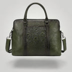 Sac Ordinateur Femme Élégante Vert Foncé