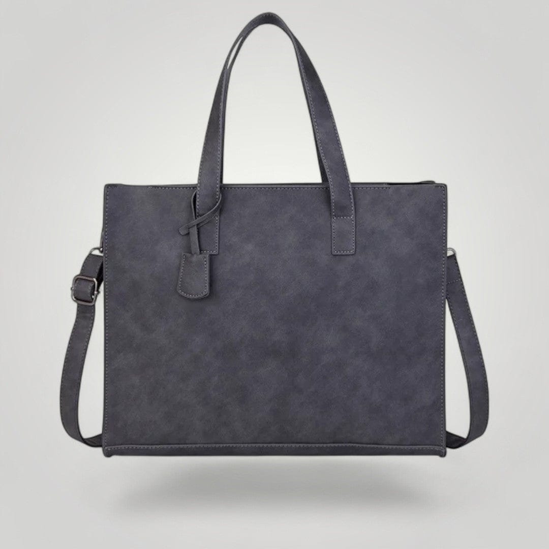 Sac Ordinateur Luxe Femme Gris Foncé