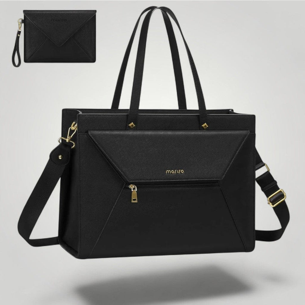 Sac pour Femme Ordinateur en Cuir Noir