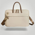 Sacoche Ordinateur de Luxe pour Femme | 16 pouces Crème / 16"