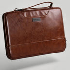 Sacoche Ordinateur Portable Femme en Cuir Végan | 15.6 pouces Marron / 15-15.6"