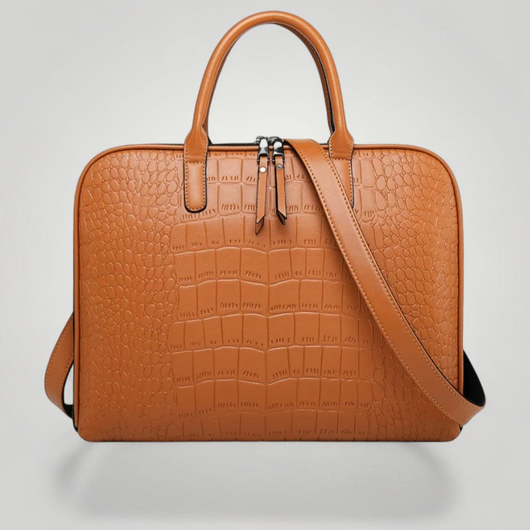 Sacoche Ordinateur pour Femme de Luxe | 14 pouces Marron / 14"